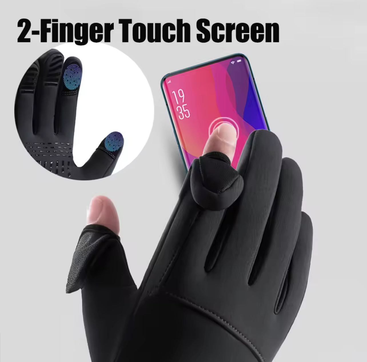 Warme & Wasserdichte Winterhandschuhe – mit Touchscreen-Funktion