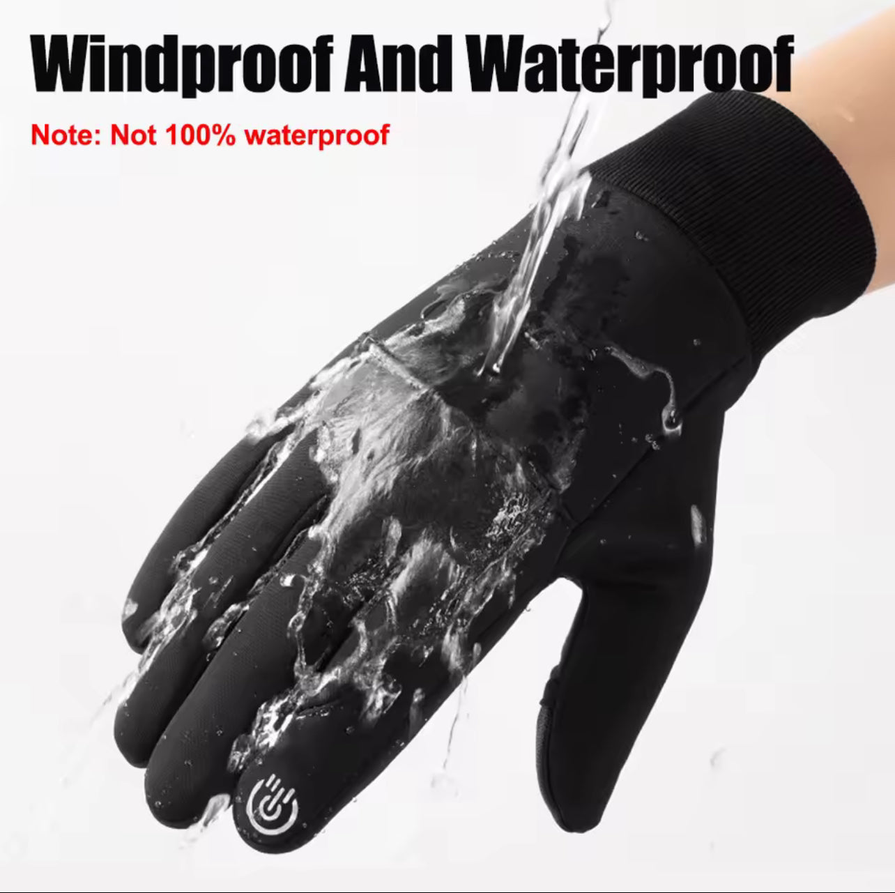 Warme & Wasserdichte Winterhandschuhe – mit Touchscreen-Funktion