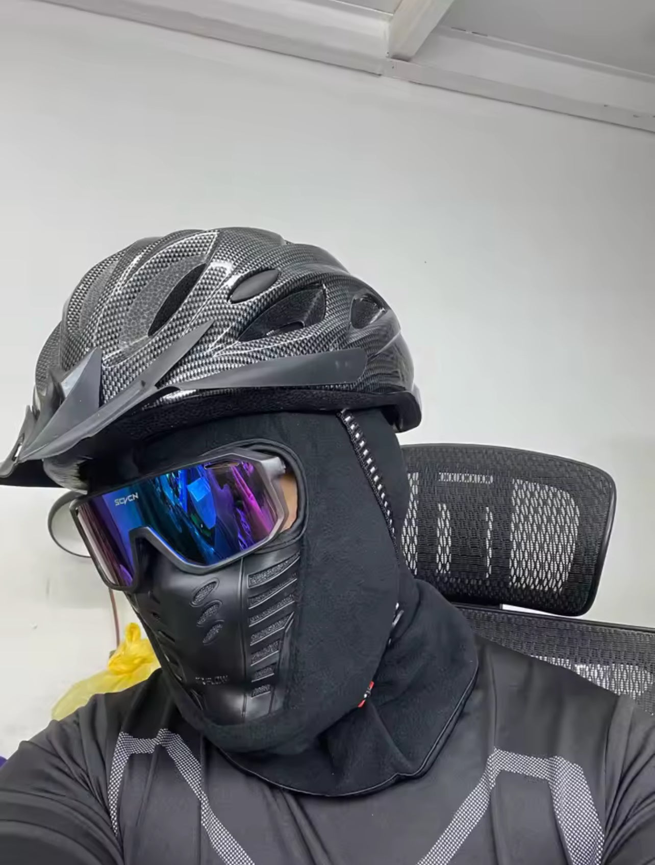 Winter Outdoor Radfahren Vollgesichtsmaske Winddicht Staubdicht Warm Halten Gesichtsbedeckung Ski Kopfbedeckung Motorrad Reiten Sturmhaube Kappe