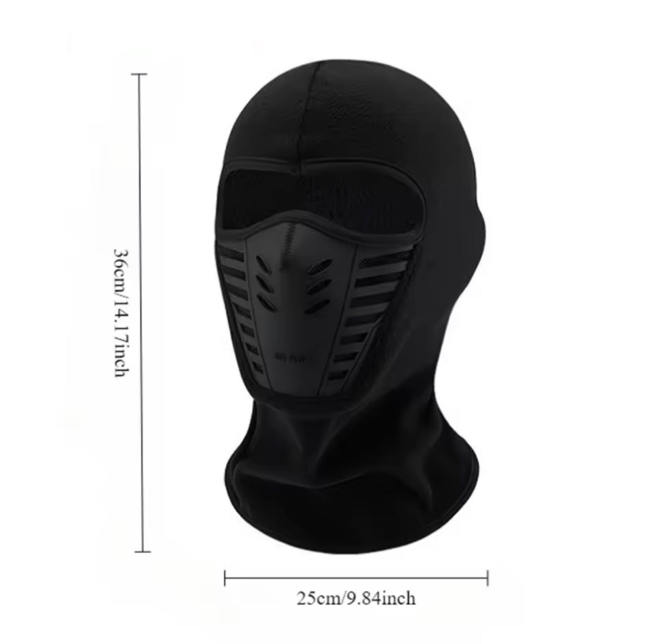 Winter Outdoor Radfahren Vollgesichtsmaske Winddicht Staubdicht Warm Halten Gesichtsbedeckung Ski Kopfbedeckung Motorrad Reiten Sturmhaube Kappe
